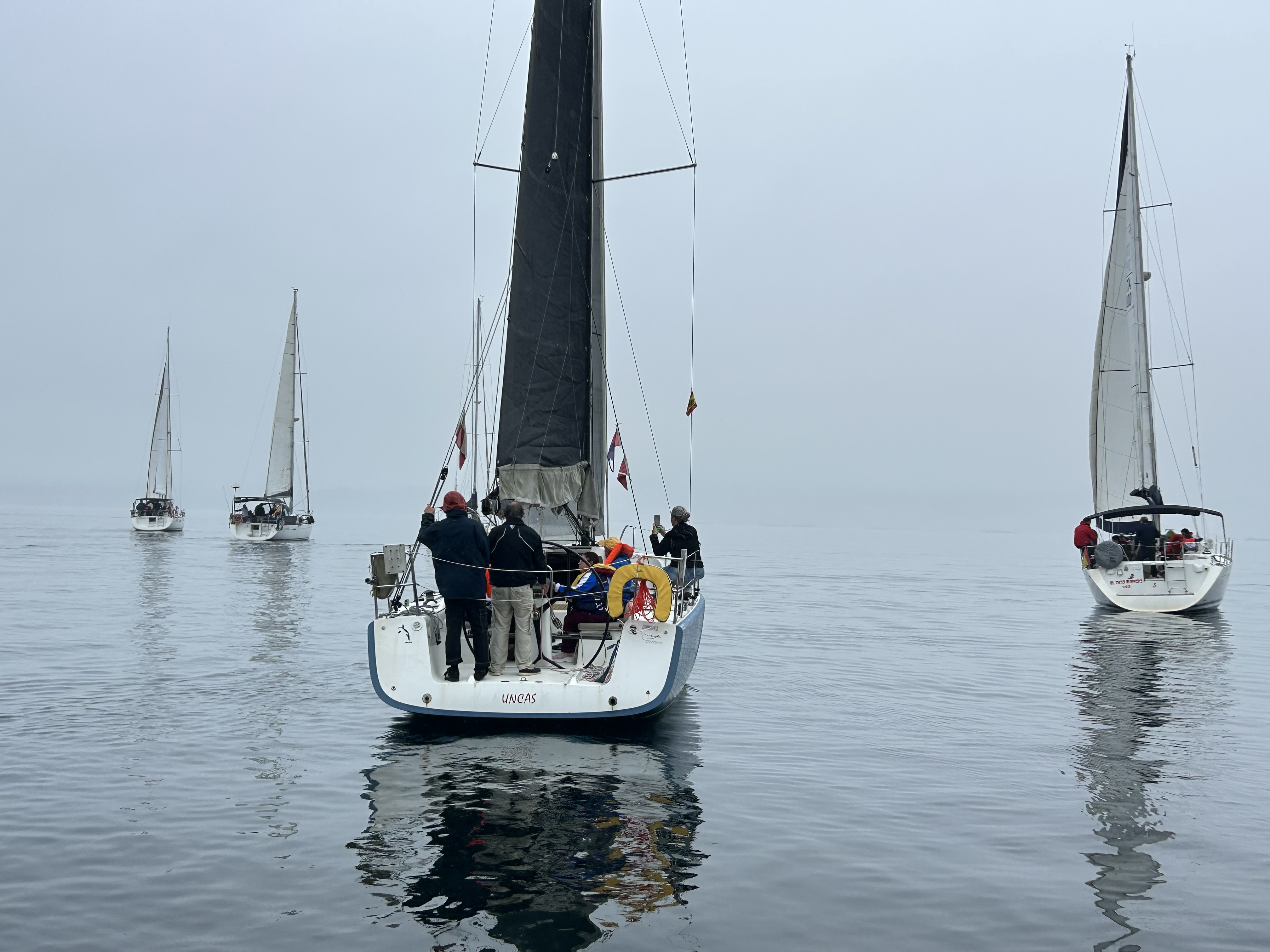 Veleros en la Ría de Vigo — Regata Inclusiva Vigo a Vela